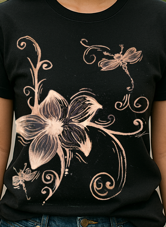 flowers t-shirt
